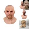 Breaking Bad Weiße Maske Latex Glatze Alter Mann Halloween Cosplay Requisite