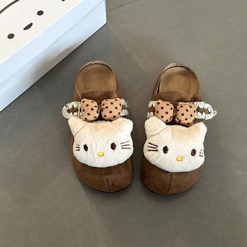 Piaohong Cute KT Cat Casual Slippers Women Wear Thick-soled Comfortable and Versatile Bag Head Slippers In Autumn and Winter 2025