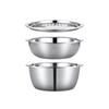 3 In 1 Multifunctional Steel Basin With Grater Washing Bowl Grater Strainer Slicer Ve L3K3