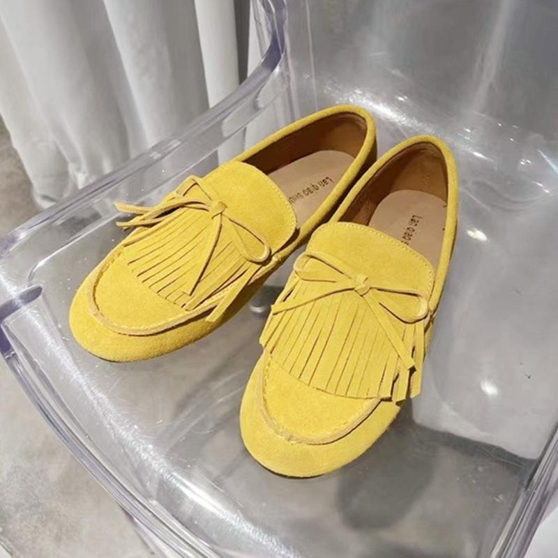 Fashion AIYUQI Women's Loafers Genuine Leather  2025 New Non-slip Shallow-mouth Driving Female Shoes Large-size Moccasins For Women