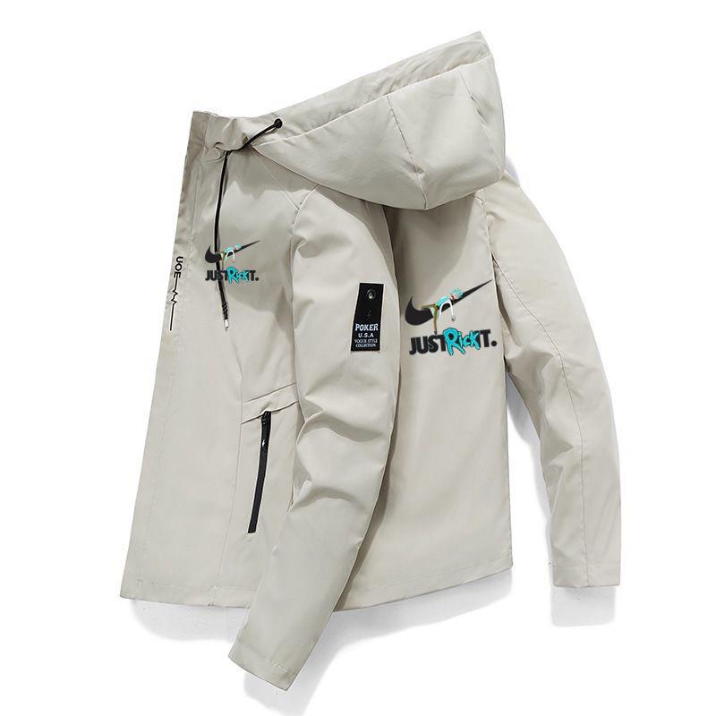 2023 Men's High-End Pique Stand Collar Jacket: Trendy Korean Style for Spring and Autumn