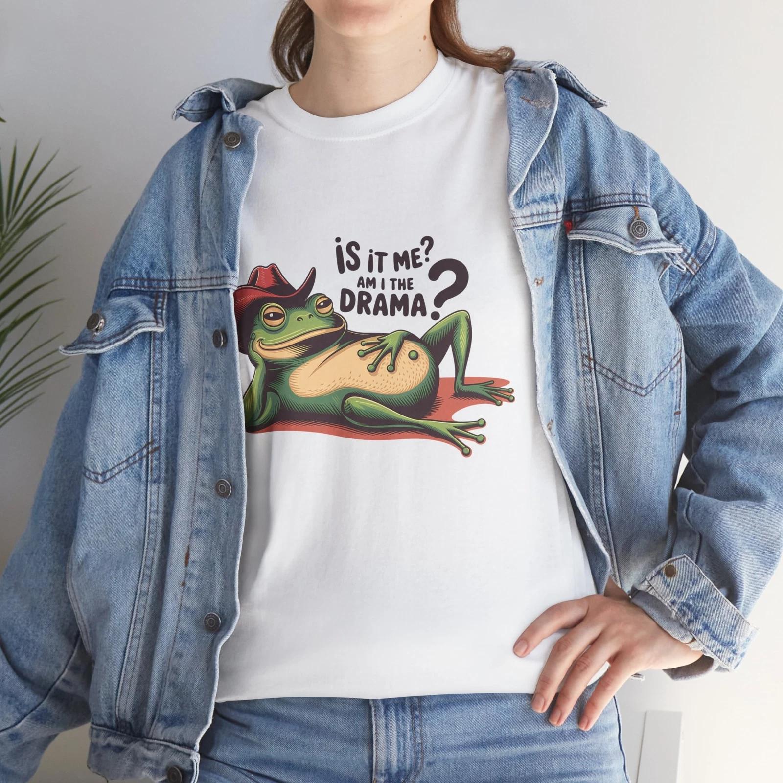 

Wearable Comedy for Every Fun Person Is It Me Am I The drama T-Shirt 4XL
