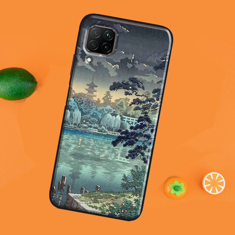 Japanese Style Ukiyo-e Art For Honor 50 Case 8X 9X 10i Cover For Huawei Nova 5T P Smart 2021 P20 P30 P40 Lite Pro