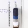 Wardrobe Hat Rack Hanging Rope Hat Storage Clips Hat Organizer Display for Baseball Caps Hat Hanger for Closet Door and Bedroom