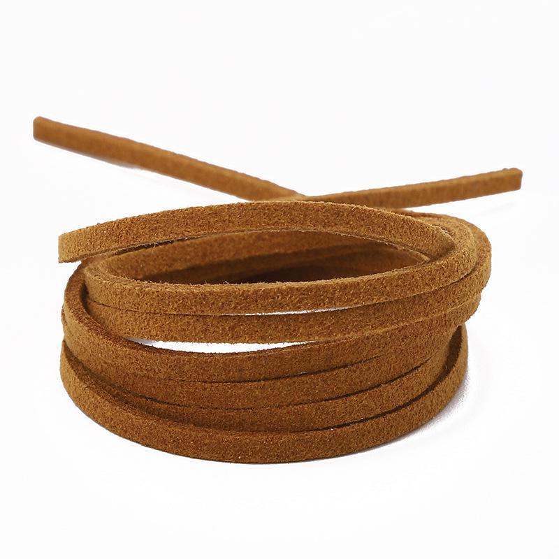 Korean suede rope for DIY jewelry making, 3mm braided wire for bracelets and necklaces. Add a touch of handmade to your accessories!