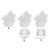 Coconut Tree Candle Holder Silicone Molds Candlesticks Castings Moulds Resins Molds Craft Molds for Tapers Candle