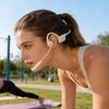 Bone Conduction Headphones IPX6 Water Proof AI Noise Cancelling   5.3 Wireless Headset with Mic   Key