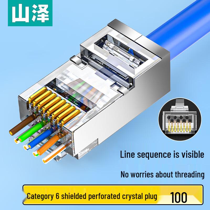 Konektory pro síťový kabel RJ45 Ethernet ShanZhe