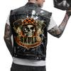 2152 * Cross-border Wish Mercadolibre Sports Vest Street Lapel High-end Vest Men's