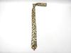 [F NODE] Leopard Print Narrow Tie, Slim Tie, 5.5cm Wide, Polyester, Stylish Slim Tie