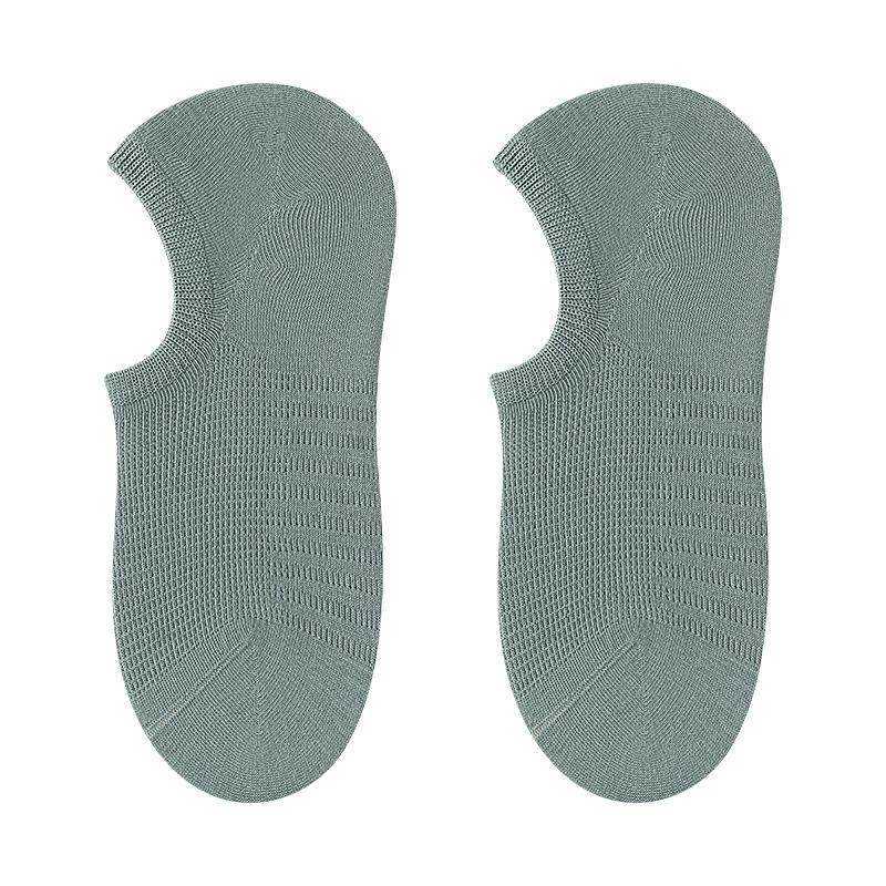 Men's Summer Mesh Breathable Invisible Not To Drop with Shallow Mouth Antibacterial Cotton Boat Socks