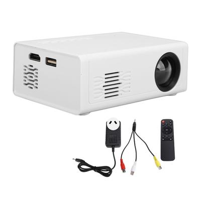 Tragbarer Projektor 1080P HD USB Film Videoprojektor mit HD Multimedia Interface Fernbedienung