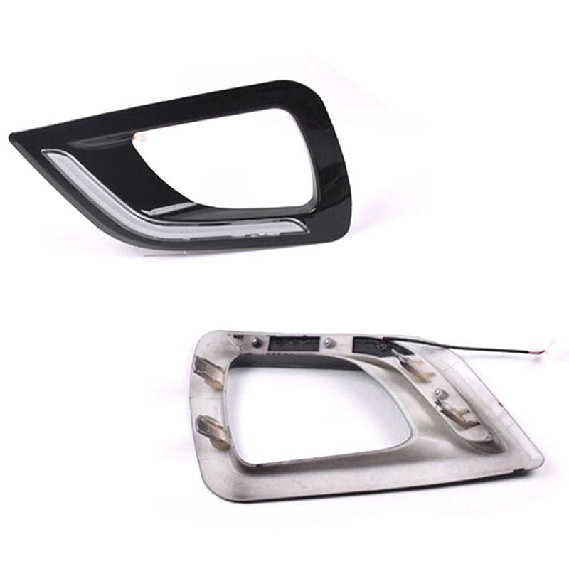 Durable-LED DRL Daytime Running Light Fog Lamp 12V Car Running Lights For Nissan Navara NP300 2015-2018