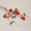 Realistic Artificial Pomegranate Branches 5-Fruit Fake Plants  Wedding Party Decor