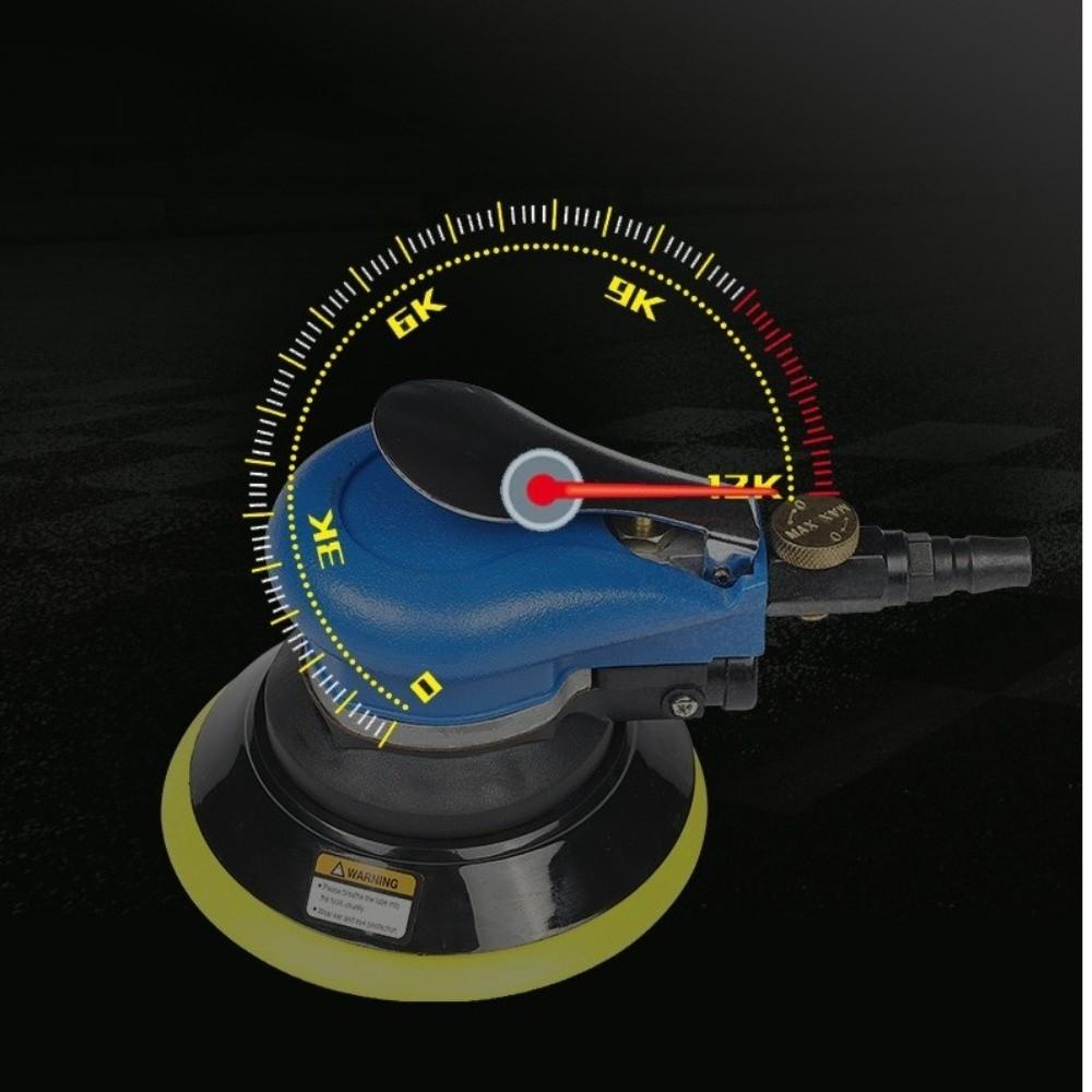 Metal Pneumatic Orbital Sander 12000rpm Polishing Machine Car Body Grinder  Professional Tool