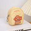 Japanese Capybara Coin Purse Pu Earphone Storage Bag Cute Cartoon Leather Wallet  Student