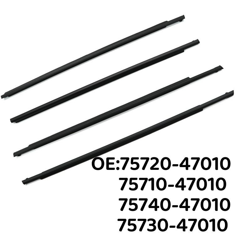 Toyota Prius 03-11 Window Seal Strip Exterior Water Deflector Trim 75720-47010 75720-47010 75710-47010 75740-47010 75730-47010