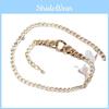 Womens Metal Chain Waist Chain With Round Buckle Versatile Belt For Autumn And Spring