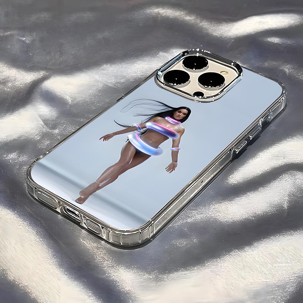 Custodia per Telefono Album Caldo Cantante K-Katy P-Perry Per IPhone 17 Pro Max 16 15 14 Pro Max IPhone 13 Pro Max 11 Plus Cover Trasparente