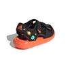 Adidas Water Sandal Ct I Non-Slip Shock Absorbing Low Top Sandals Baby Sandals Black Orange GX2479