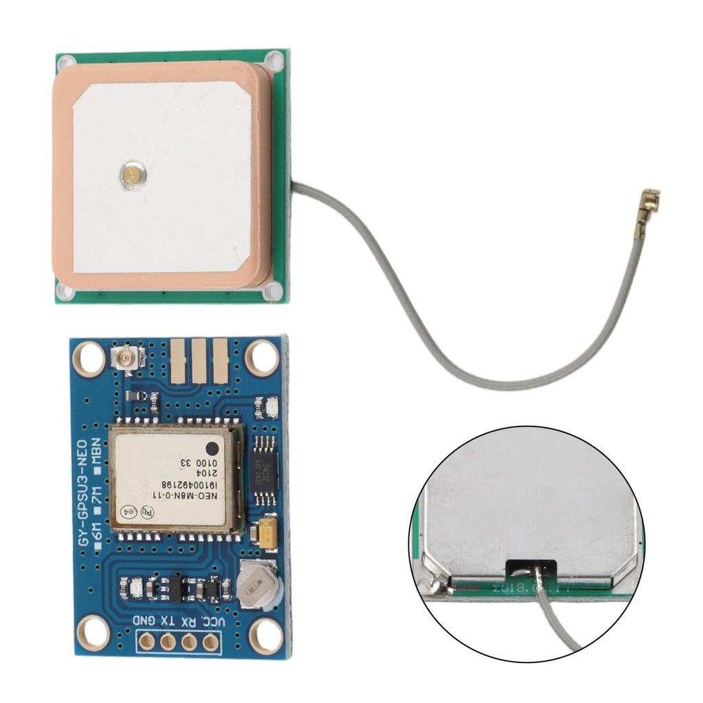 NEO-8M GPS-Modul mit Antenne, Für Arduino Flugsteuerungsmodul, 25 x 35 mm Mit Externer Großer Antenne
