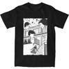 Haikyuu T-Shirt Hanging Balloons 100 Cotton T-Shirts Junji Ito Anime Tee Shirt for Men Summer Y2K Casual Short Sleeve Top Tees