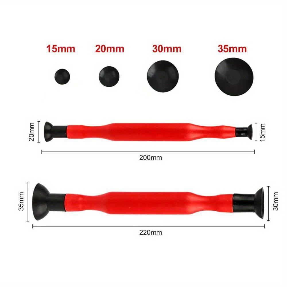 2pcs Valve Lapping Grinding Sticks Grips with Suction Cup for Engine Valve Auto Motorcycle Tool