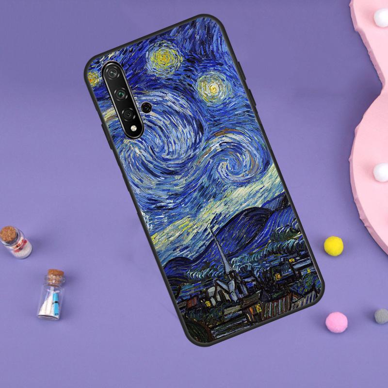 

Ван Гог Звездная ночь Чехол Для Huawei Nova Y91 Y90 Y70 Y60 Y61 9 10 SE 11i 8i 7i 3i 5T P30 P40 Lite P60 Pro Чехол Huawei Nova Y61