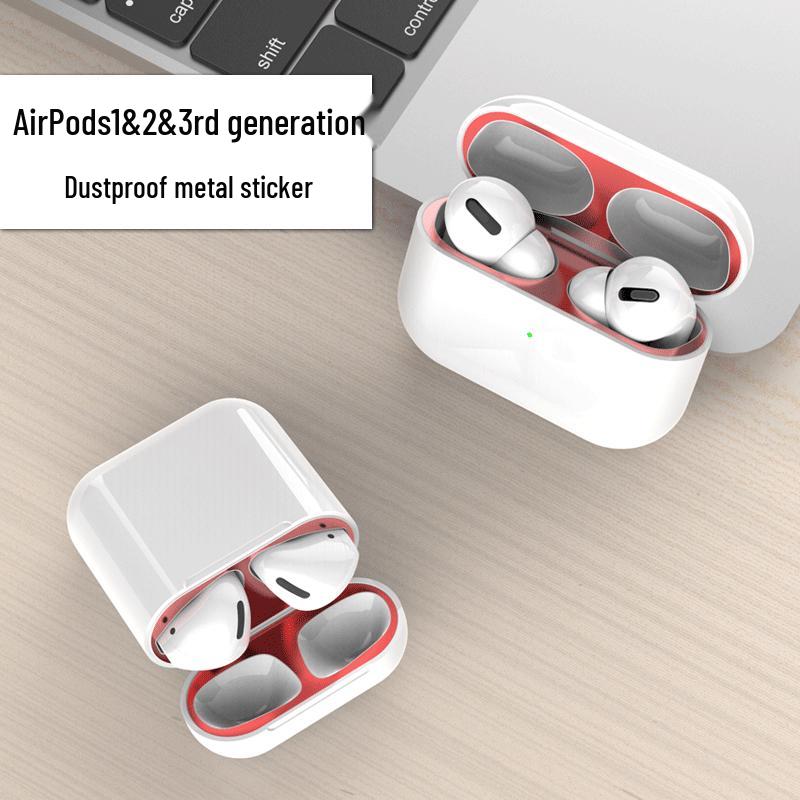 Apple AirPods Pro Dustproof & Waterproof Soft Shell Metal Sticker