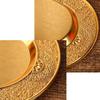 European Fruit Plate, Alloy Household Oval Shape Plate, Golden Niche Retro Snack Plate, Candy Plate Home Living Room Decoration