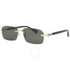 Gucci Grey Rectangular Men S SunglaSSeS gg1221S 001 56