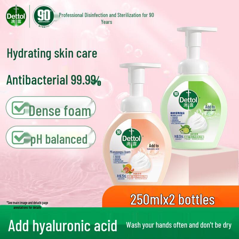 

Dettol Antibacterial Foam Hand Wash Refill Set