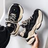 Men's shoes autumn and winter new fashion trend  high-end casual sports shoes tire sole made old dad's trendy shoes