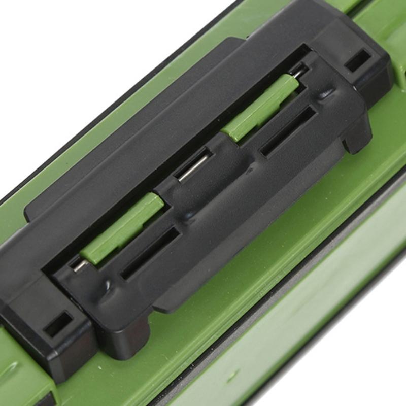 Oboustranný box na nástrahy a návnady, přenosný box na rybářské náčiní, venkovní lehký box na rybářské nářadí, pouzdro na rybářské příslušenství