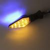 12Led Bernstein + Blau Motorrad Blinker Kontrollleuchte Blinker Universal