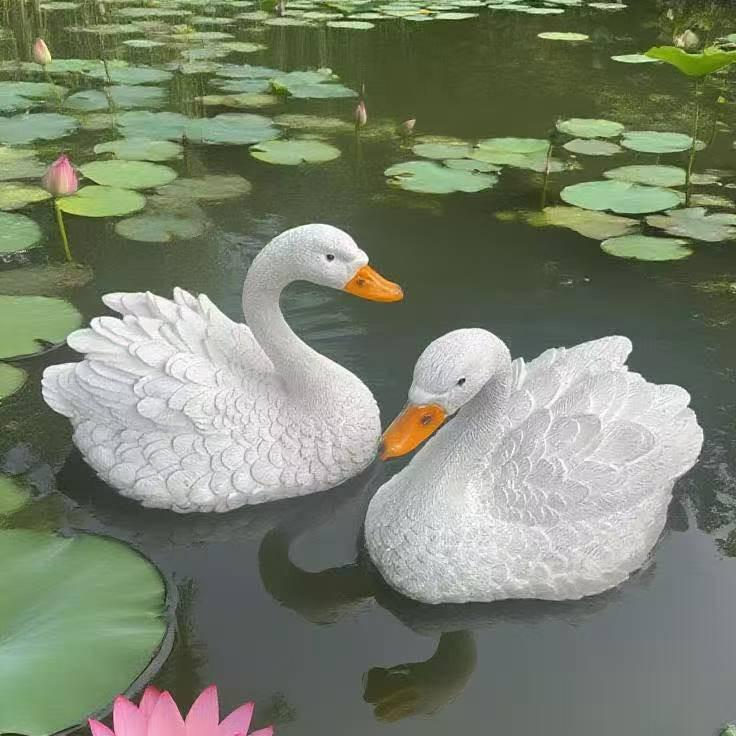 Enten Schwimmkörper Dekoration für Gartenteich Landschaftsgestaltung