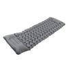 Grey Camping Sleeping Pad Ergonomic Design Foot Press Inflation Waterproof Nylon Sleeping Mat for Ca