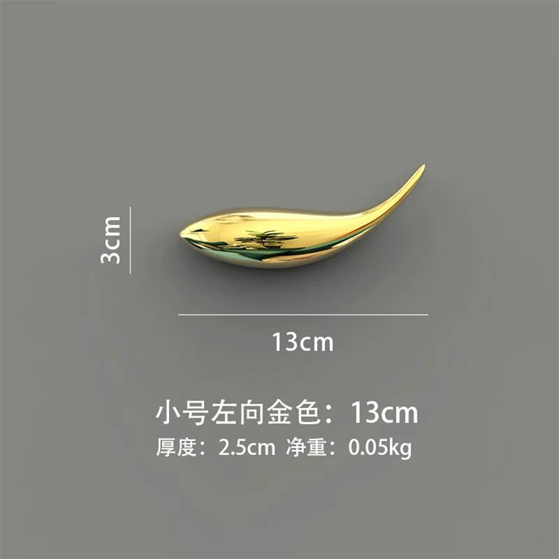 Creative Wall Decoration Restaurant Bedroom Background Golden Fish Decorative Pendant Wall Decoration Stereoscopic Wall Hanging