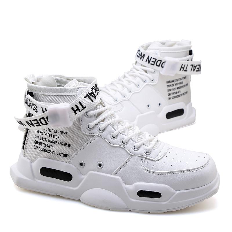 Platform High Top Red Bottom Trend Sneakers For Menn Hip Hop Casual Herresko Tennis Herre Voksen Høst 2024 Sportssko Rød