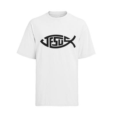 Men's T-Shirt Organic Cotton Jesus Is King God Bible Love Pray Church Faith