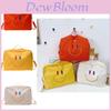 Modern Stylish Large Capacity Canvas Backpack For Kids With Cute Smiley Face Design