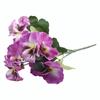 10 Heads Artificial Pansy Fake Flower 26cm Bouquet Simulation Plant For Home Party Wedding Party Background Office Decor