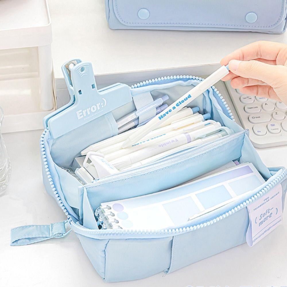 Large Capacity Pencil Box Multi-Layer Pencil Bag Gift Pencil Case Student