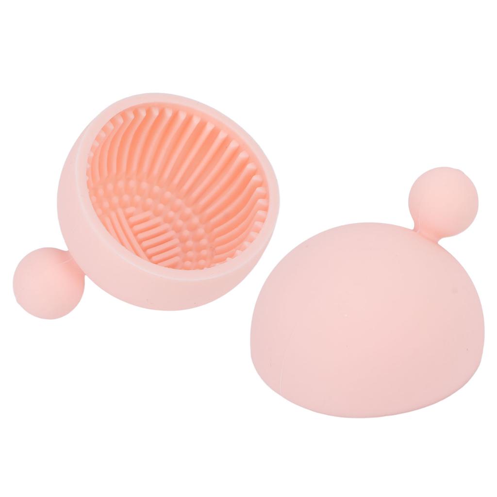 Makeup Brush Cleaning Bowl Mat Home Portable Flexible Silicone Cosmetic Brush Cleaner Scrubber