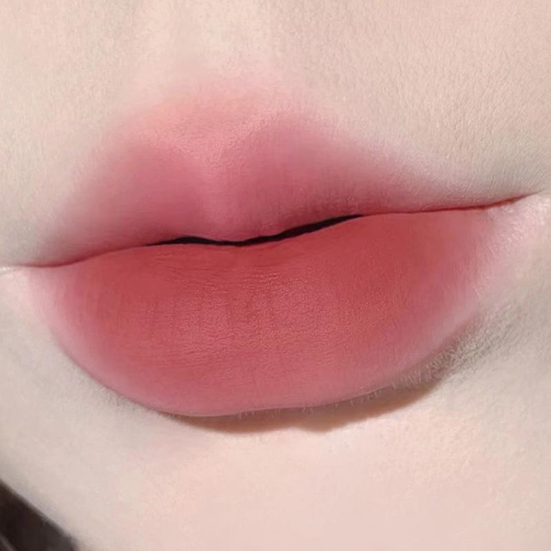PinkyFocus Matte Velvet Lip Mud Set: Capsule Lip Gloss for Nude Makeup - Ideal for Students