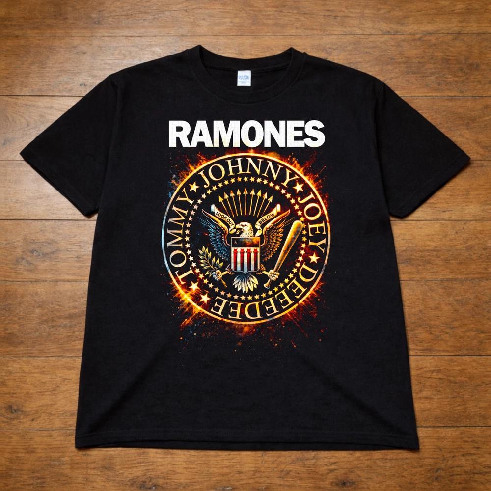 Ramones Presidential Seal T Shirt Classic Punk Rock Band Tee Adults Kids 2XL