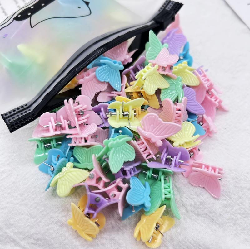 10/20 Stück Bunte Kleine Haarspangen Mädchen Niedliche Blume Schmetterling Haarspangen Haaraccessoires Kinder Cartoon Haarklammern Kopfschmuck Geschenk
