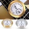 Round Humidity Temperature Meter Hygrometer Thermometer for Guitar Violin