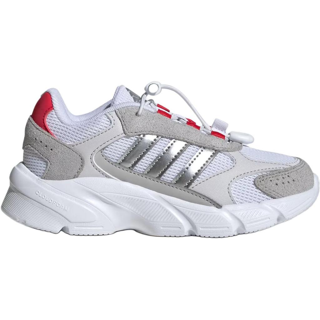 Adidas Crazychaos 2000 C Dash Grey Silver Metallic Ruby Kids Sneakers Pure-Ruby JP9585