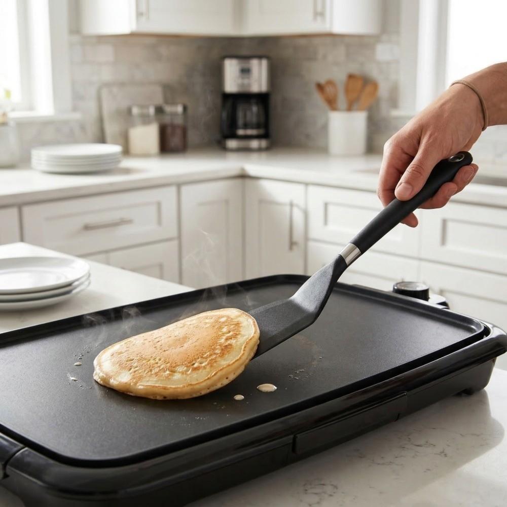 Leakproof Cooking Spatula Scraper Silicone Kitchen Spatula Durable Silicone Spatula Fried Fish